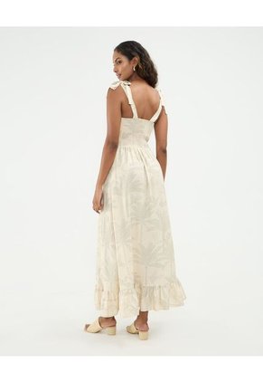 Vestido Para Mujer M/Sisa Largo Color Crema Marca Patprimo #30171038