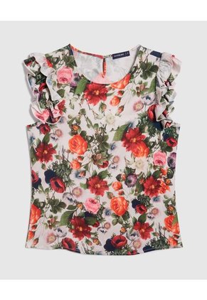 Blusa Para Mujer Manga Sisa Color Verde Marca Patprimo #30123296