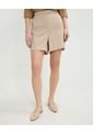 Short Para Mujer Multiusos Plano Color Beige Marca Patprimo #30190075 de Patprimo