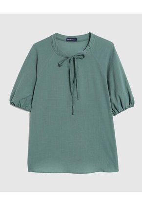 Blusa  Para Mujer Manga Corta Color Verde Marca Patprimo #30123566