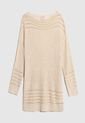 Saco Para Mujer Cuello Redondo Color Beige Marca Patprimo #14330219 de Patprimo