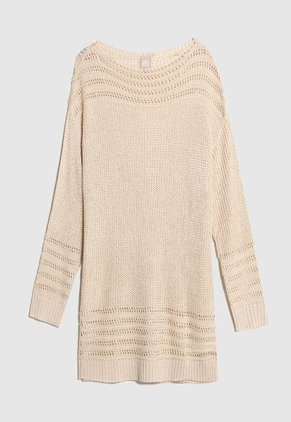 Saco Para Mujer Cuello Redondo Color Beige Marca Patprimo #14330219