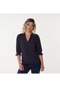 BLUSA PATPRIMO MUJER 30122722-50747 AZUL Talla XL de Patprimo