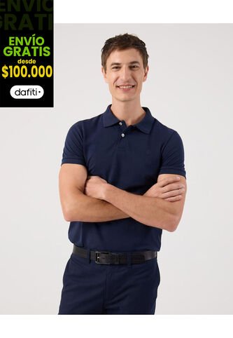 Polo Para Hombre Cuello Tejido Sin Bolsillo Color Azul Marca Patprimo #44112760 Patprimo