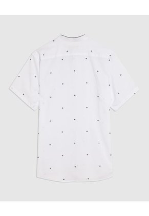 Camisa Para Hombre Patprimo Color Blanco Material Algodón 100%