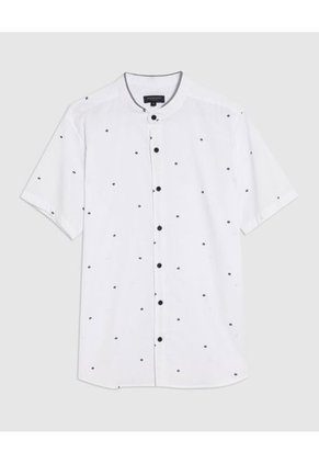Camisa Para Hombre Patprimo Color Blanco Material Algodón 100%