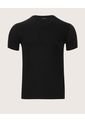 .Camiseta Hombre Patprimo Negro Poliéster M/C 44020028-10 de Patprimo