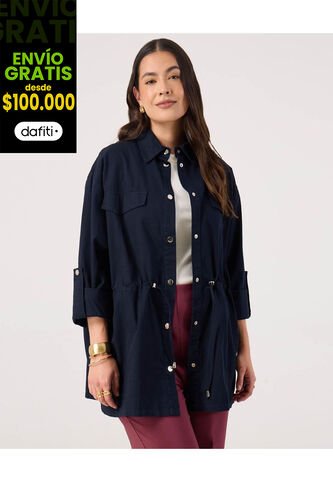 Chaqueta Para Mujer Desestructurada Color Azul Marca Patprimo #14080144 Patprimo