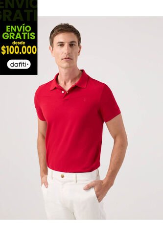 Polo Para Hombre Cuello Tejido Sin Bolsillo Color Rojo Marca Patprimo #44112760 Patprimo