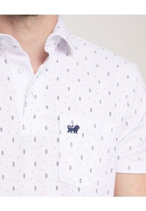 Polo Para Hombre Cuello Maquina Con Bolsillo Color Hueso Marca Patprimo #44112523