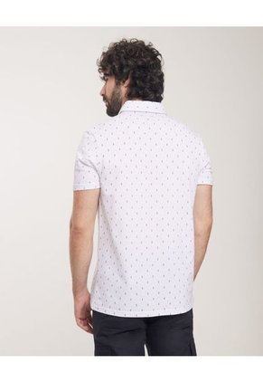 Polo Para Hombre Cuello Maquina Con Bolsillo Color Hueso Marca Patprimo #44112523