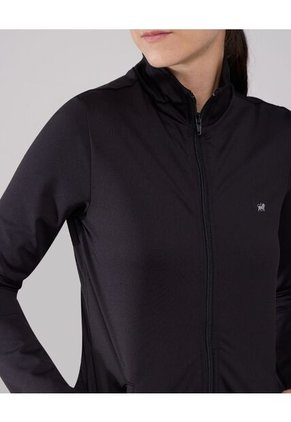 Chaqueta Con Cuello Alto  Para Mujer Negro Patprimo