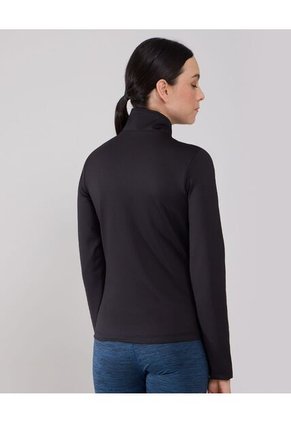 Chaqueta Con Cuello Alto  Para Mujer Negro Patprimo
