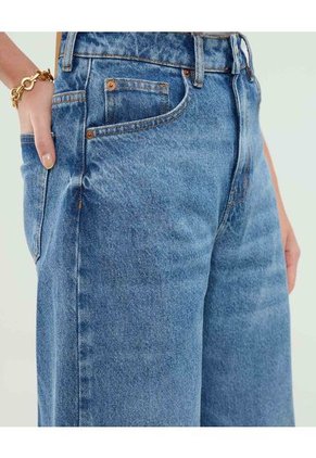 Jean Para Mujer Wide-Leg Color Azul Marca Patprimo #30160476