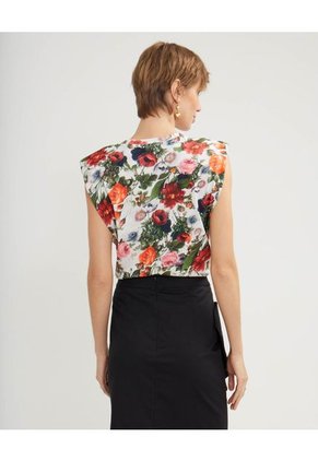 Camiseta Para Mujer Manga Sisa Color Naranja Marca Patprimo #30093494