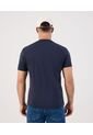 Camiseta Básica Cuello Redondo   Para Hombre Azul Patprimo de Patprimo
