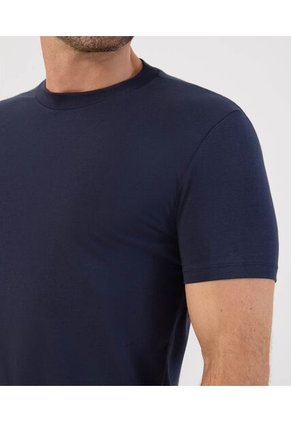 Camiseta Básica Cuello Redondo Para Hombre Azul Patprimo