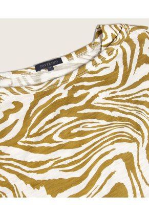 Camiseta Para Mujer Manga 3/4 Color Café  Marca Patprimo #30093160