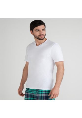 Camiseta Interior Para Hombre Interior M/C Lisa C/V Color Surtido Marca Patprimo #44020008 Patprimo