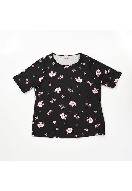 CAMISETA PATPRIMO MUJER 14090822-10 NEGRO Talla 16