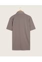 Polo Estampada Cuello Duro, Con Bolsillo  Para Hombre Gris Patprimo de Patprimo