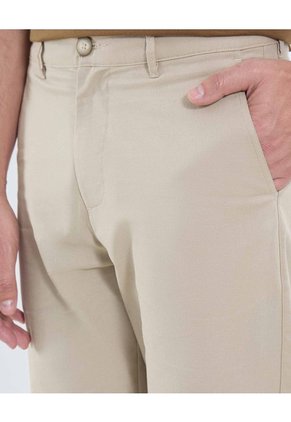 Pantalon Regular   Para Hombre Beige Patprimo