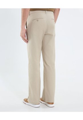 Pantalon Regular   Para Hombre Beige Patprimo