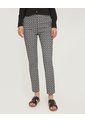 Pantalón Clásico Estampado  Para Mujer Negro Patprimo de Patprimo