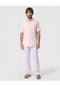 Camisa Manga Corta Texturizada   Para Hombre Rosa Patprimo de Patprimo