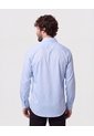 Camisa Manga Larga Con Bolsillo Antiarrugas  Para Hombre Azul Patprimo de Patprimo