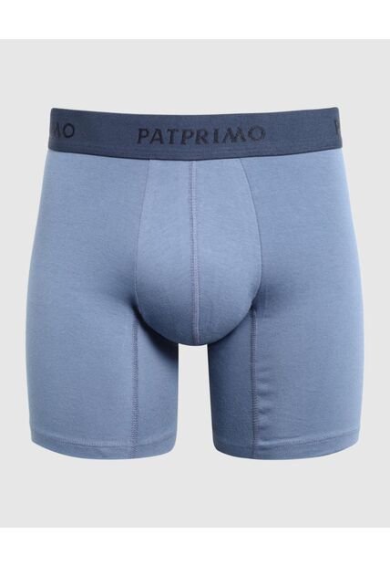 Bóxer Medio En Tono Sólido  X1 Para Hombre Azul Patprimo