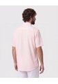 Camisa Manga Corta Texturizada   Para Hombre Rosa Patprimo de Patprimo