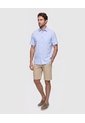 Camisa Manga Corta Texturizada Para Hombre  Para Hombre Negro Patprimo de Patprimo