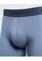 Bóxer Medio En Tono Sólido  X1 Para Hombre Azul Patprimo de Patprimo