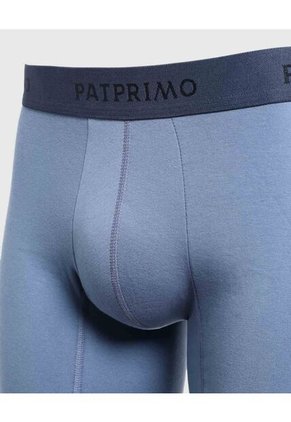 Bóxer Medio En Tono Sólido  X1 Para Hombre Azul Patprimo