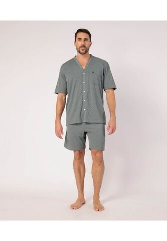 Pijama  Para Hombre M/C P/C Color Gris Marca Patprimo #44040204 Patprimo