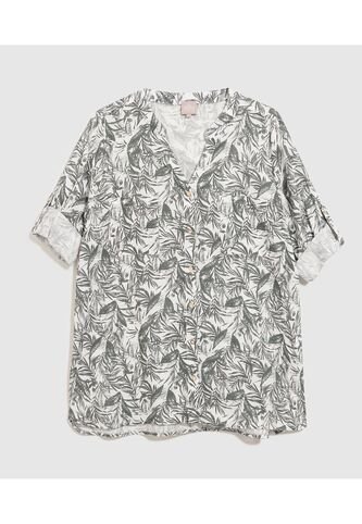 Blusa Para Mujer Manga 3/4 Color Verde  Marca Patprimo #14121311 Patprimo