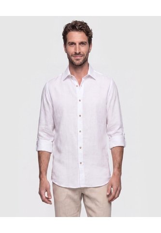 Camisa Unicolor Manga Larga Para Hombre  Para Hombre Negro Patprimo Patprimo