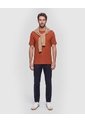 Camiseta Texturizada Cuello Redondo Hombre  Para Hombre Negro Patprimo de Patprimo