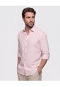 Camisa Unicolor Manga Larga Para Hombre  Para Hombre Negro Patprimo de Patprimo
