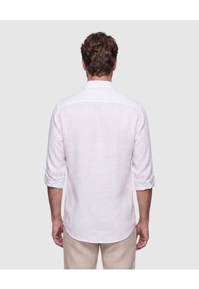 Camisa Unicolor Manga Larga Para Hombre  Para Hombre Negro Patprimo