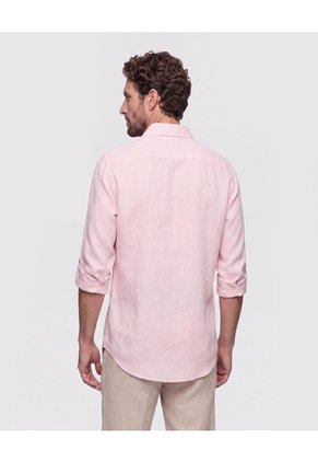 Camisa Unicolor Manga Larga Para Hombre Para Hombre Negro Patprimo