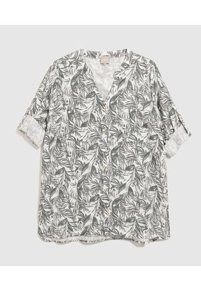 Blusa Para Mujer Manga 3/4 Color Verde  Marca Patprimo #14121311