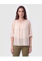 Blusa Cuello Recogido Transparente Mujer  Para Mujer Negro Patprimo de Patprimo