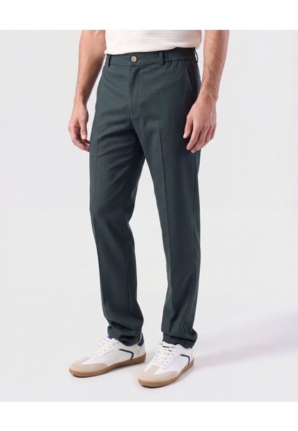 Pantalón Casual Elástico Posterior Hombre  Para Hombre Negro Patprimo