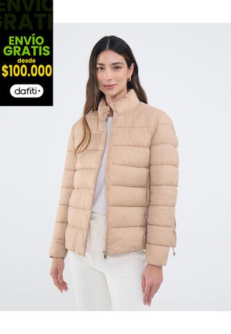 Chaqueta Para Mujer Acolchada Color Café Marca Patprimo #30080556 Patprimo