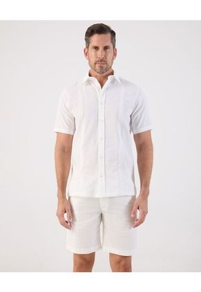 Camisa Guayabera Para Hombre M/C Color Blanco Marca Patprimo #44030406