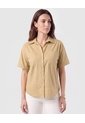 Camisa Corta Doble Bolsillo Mujer  Para Mujer Negro Patprimo de Patprimo