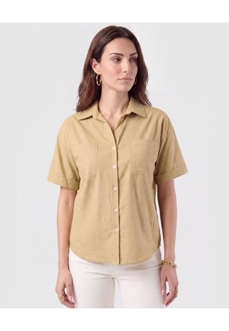 Camisa Corta Doble Bolsillo Mujer  Para Mujer Negro Patprimo Patprimo