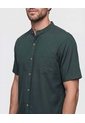 Camisa Cuello Neru Manga Corta Hombre  Para Hombre Negro Patprimo de Patprimo